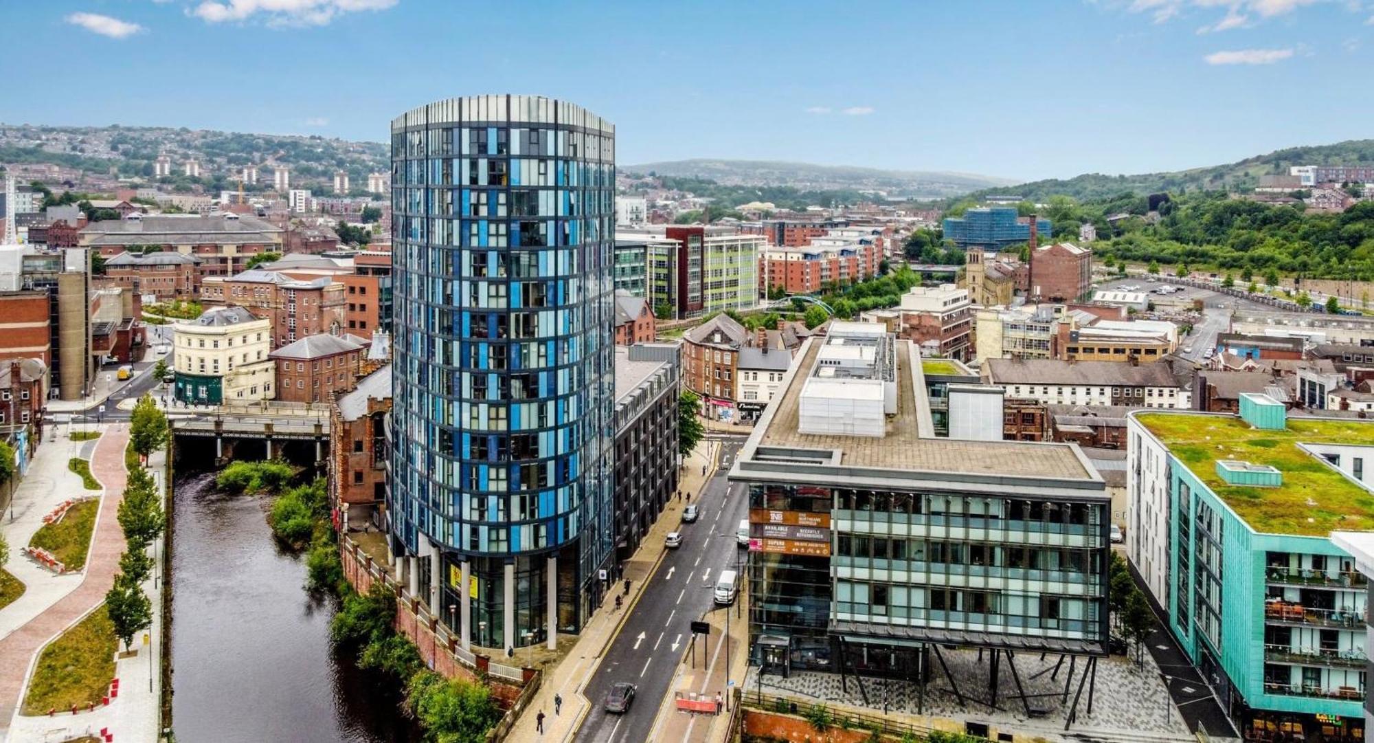 Penthouse Gem, Central, Scenic Views, Stylish, Modern, City Centre 2Br Sheffield Zewnętrze zdjęcie